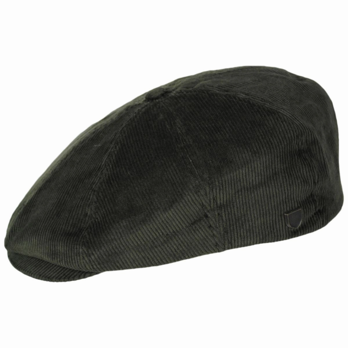 Brood Corduroy Newsboy Cap - Moss Green