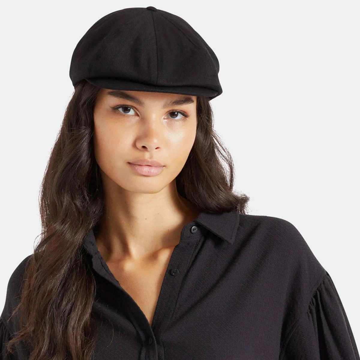 Brood Cotton Canvas Sherpa Lined Newsboy Cap