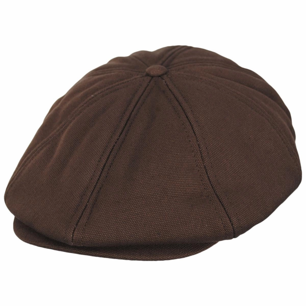 Brood Cotton Canvas Sherpa Lined Newsboy Cap