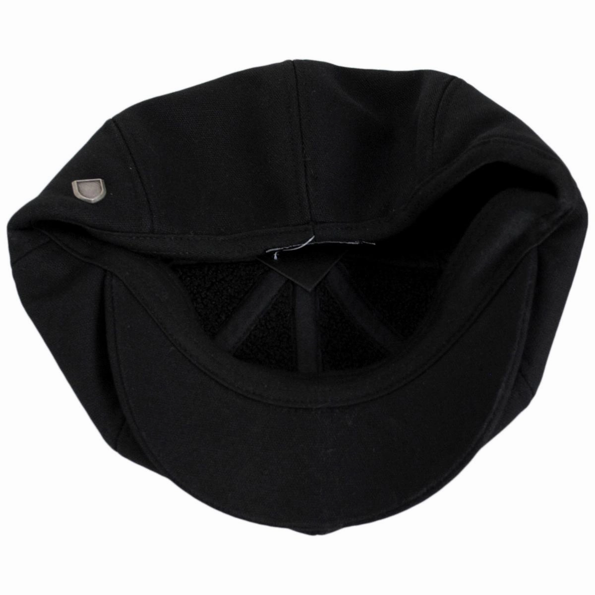 Brood Cotton Canvas Sherpa Lined Newsboy Cap