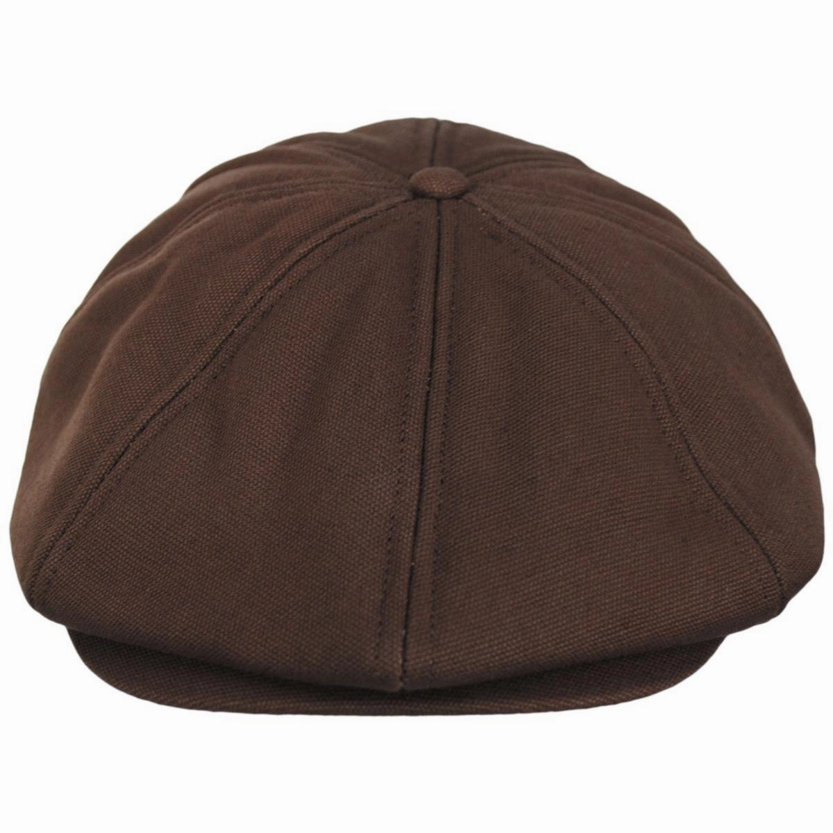 Brood Cotton Canvas Sherpa Lined Newsboy Cap