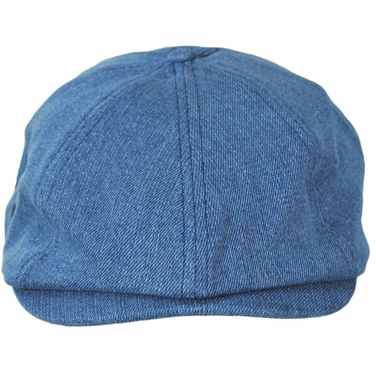 Brood Cotton Denim Lightweight Newsboy Cap