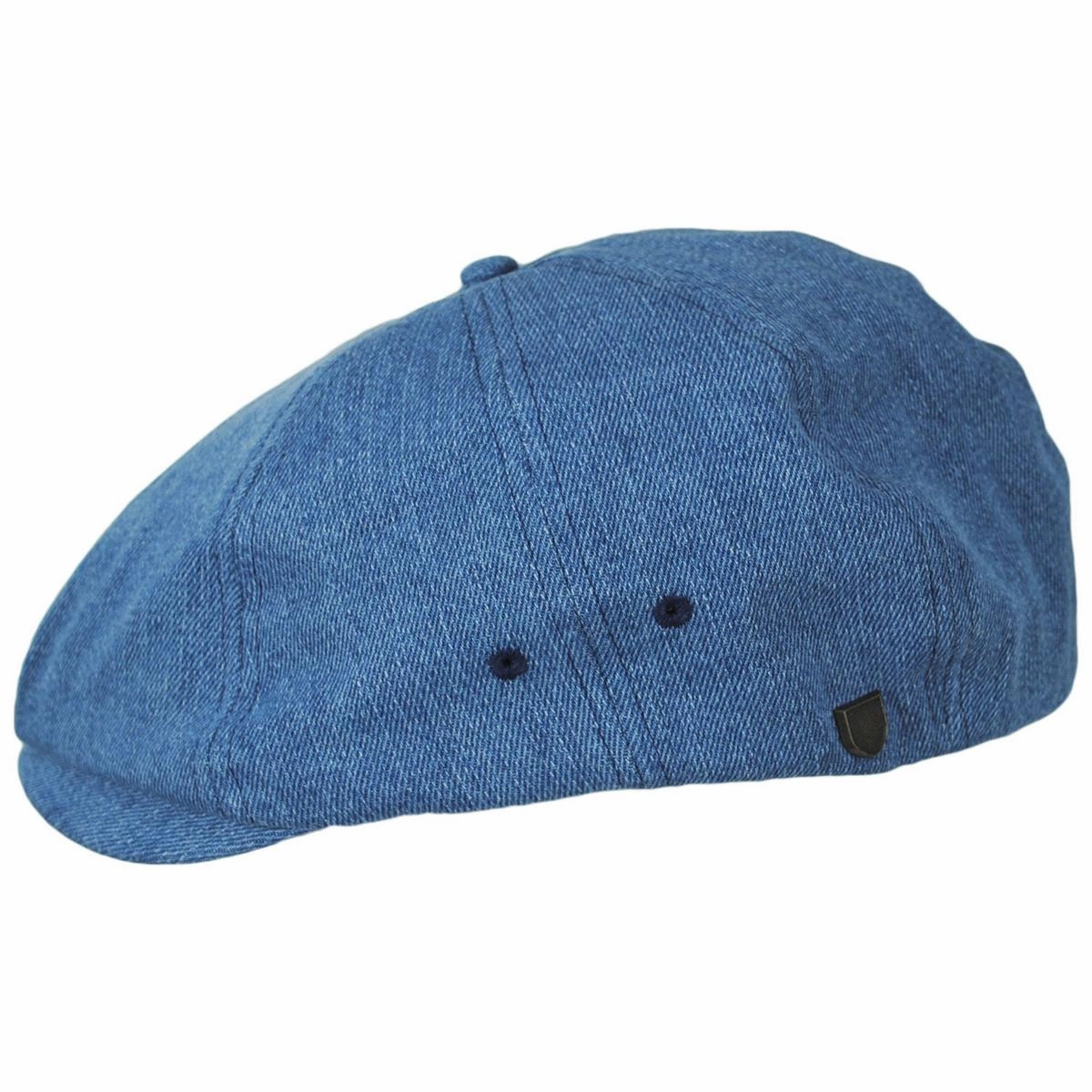 Brood Cotton Denim Lightweight Newsboy Cap