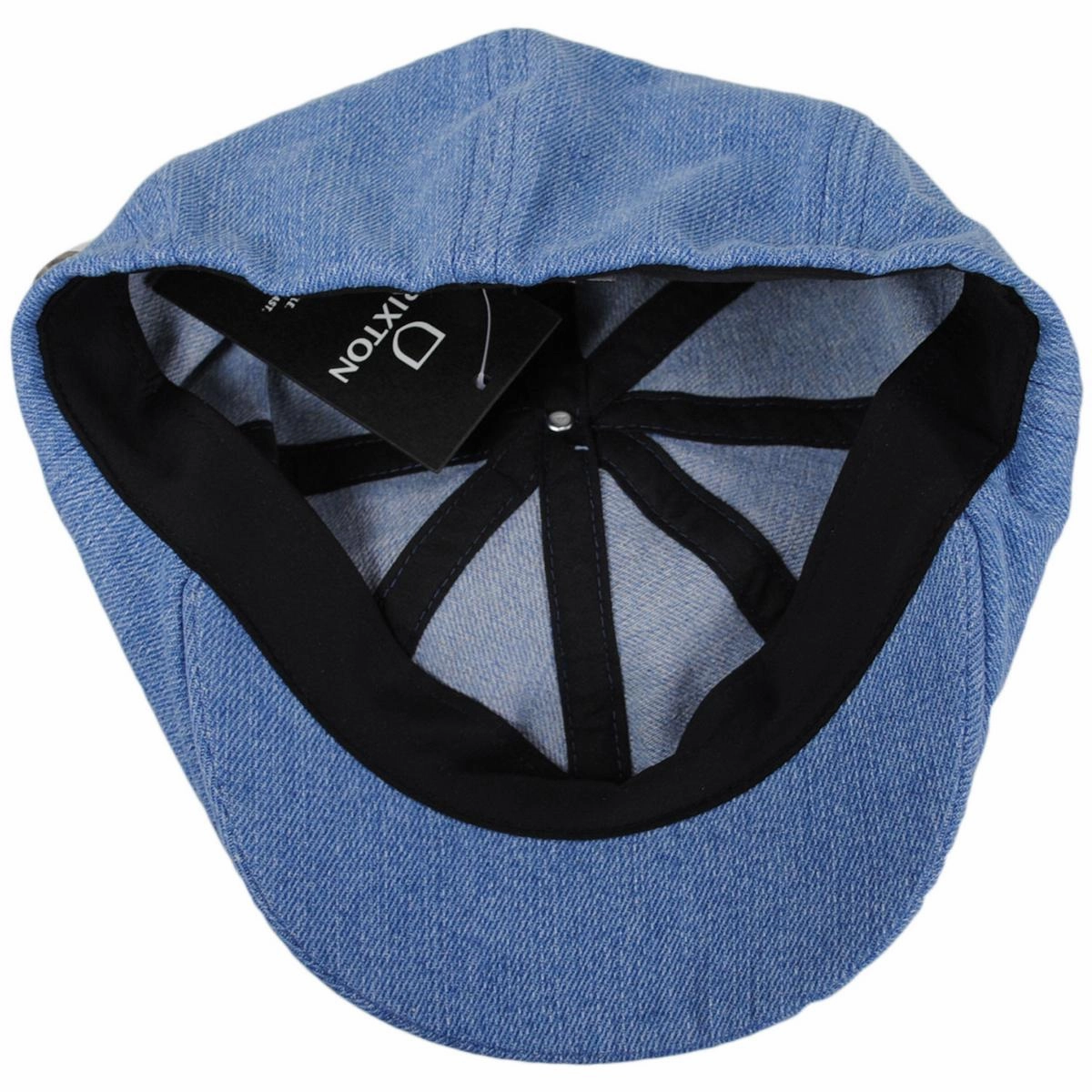Brood Cotton Denim Lightweight Newsboy Cap