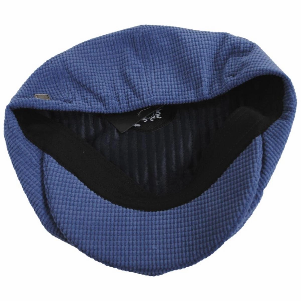 Brood Grid Corduroy Newsboy Cap - Pacific Blue