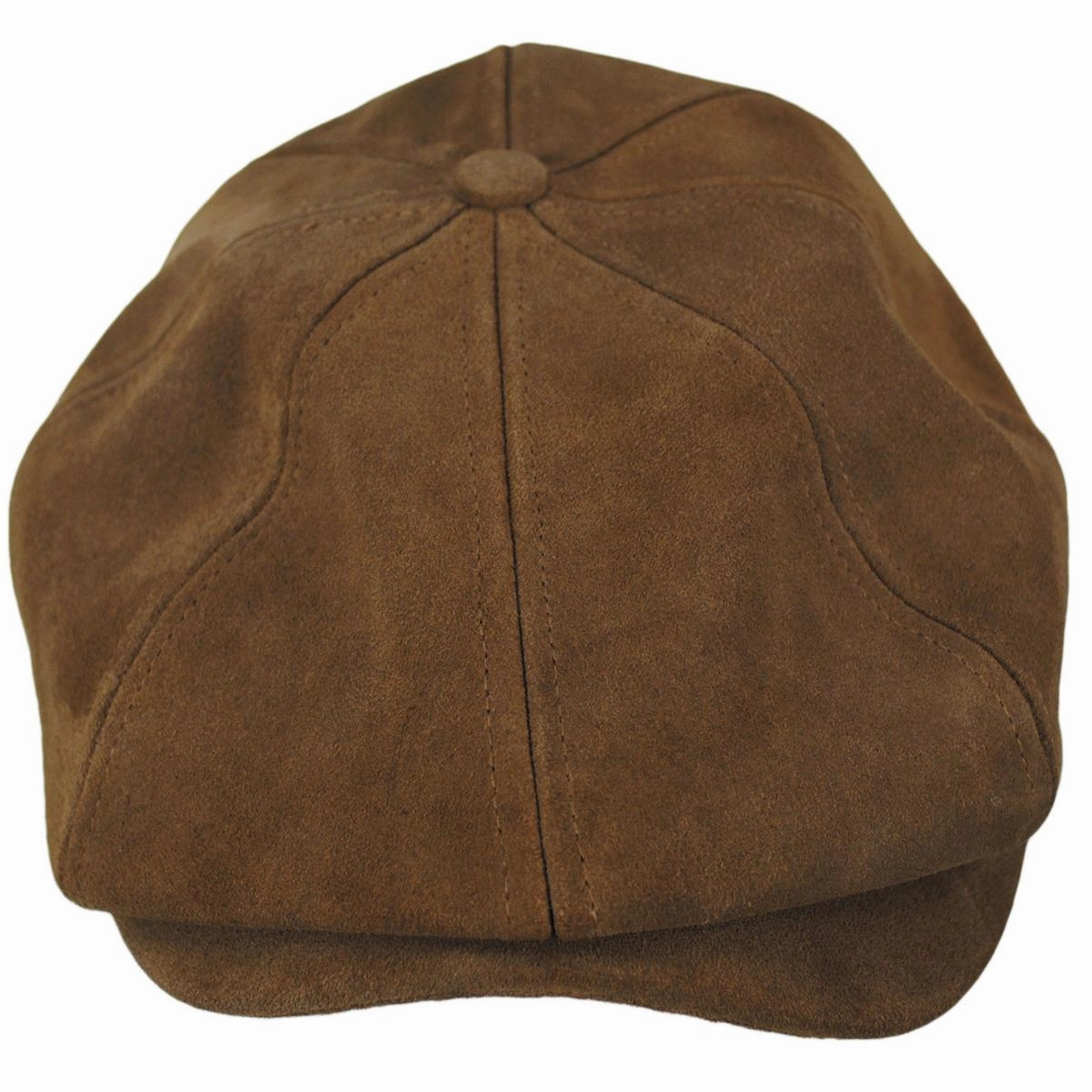 Brood Reserve Suede Leather Newsboy Cap
