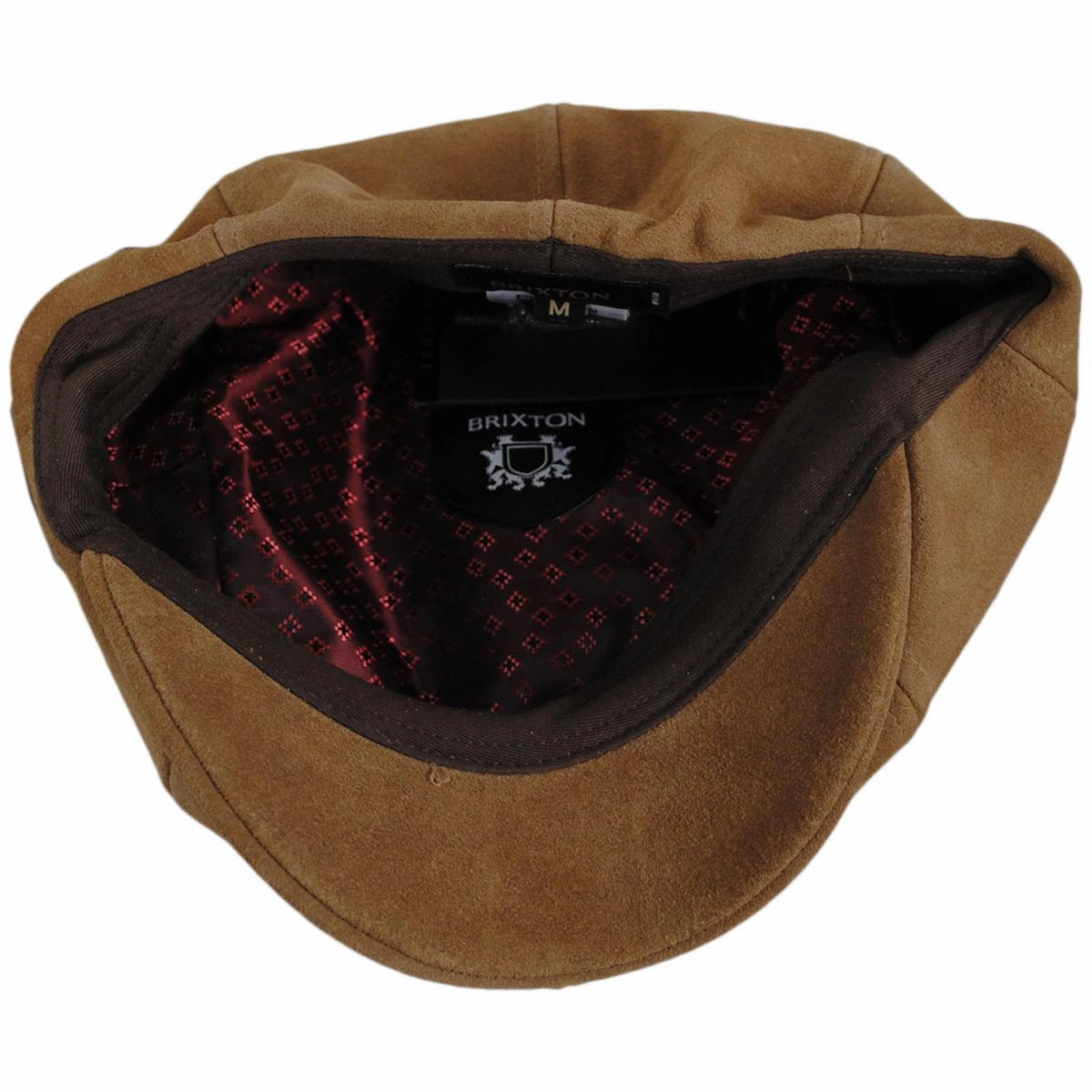 Brood Reserve Suede Leather Newsboy Cap