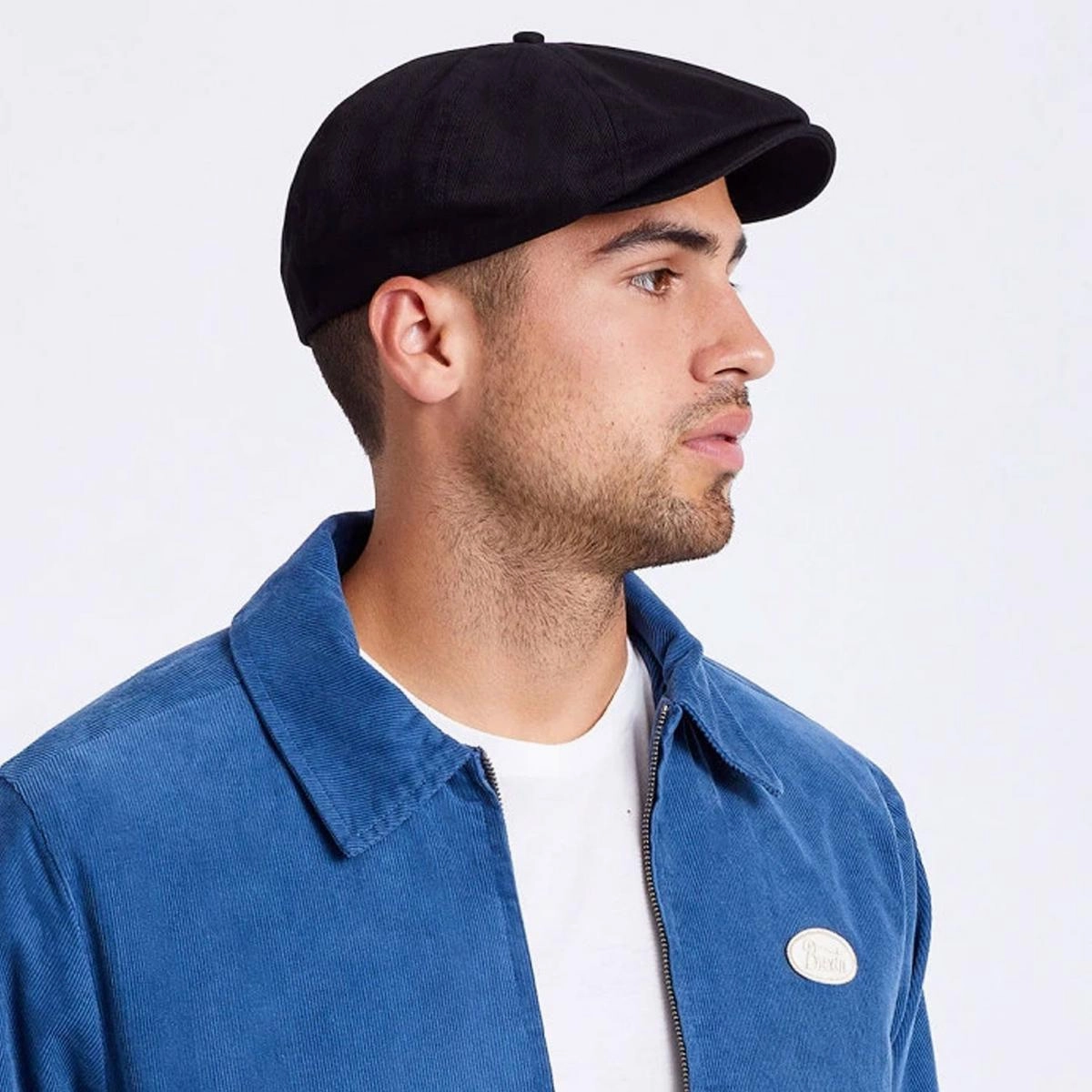 Brood Tonal Herringbone Cotton Newsboy Cap