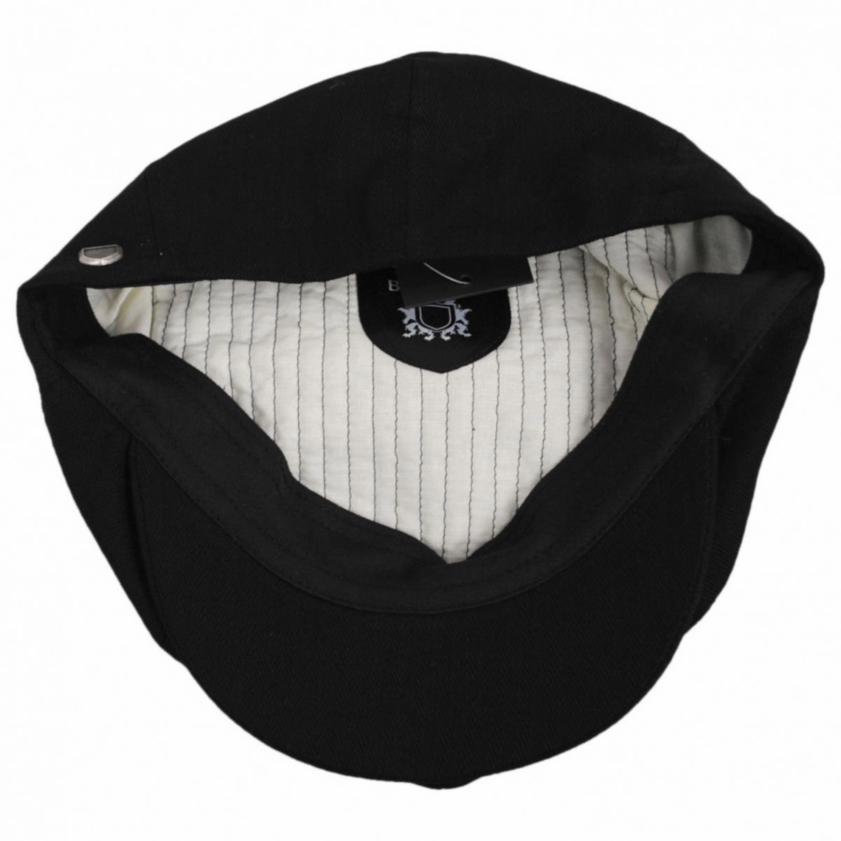 Brood Tonal Herringbone Cotton Newsboy Cap