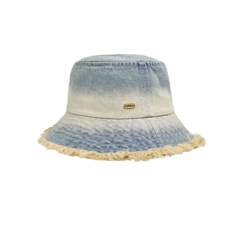 Brookland Faded Denim Bucket Hat