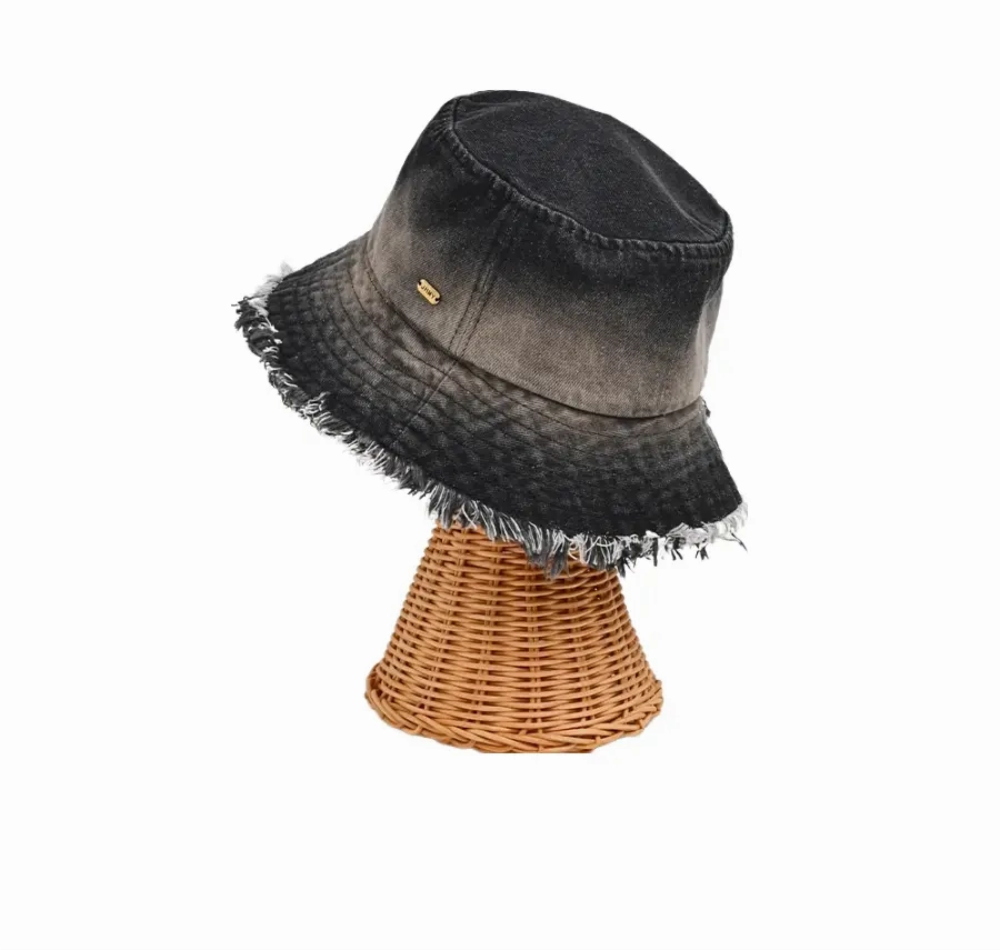 Brookland Faded Denim Bucket Hat