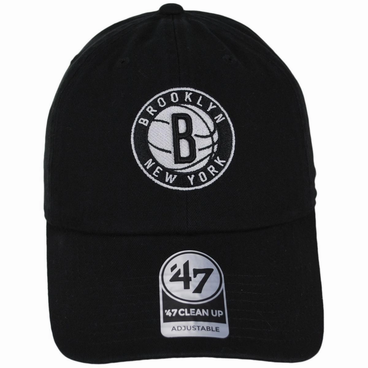 Brooklyn Nets NBA Clean Up Strapback Baseball Cap Dad Hat