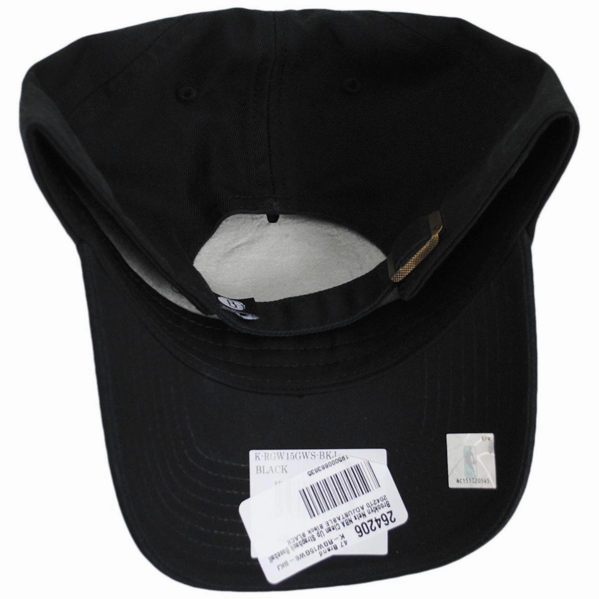 Brooklyn Nets NBA Clean Up Strapback Baseball Cap Dad Hat