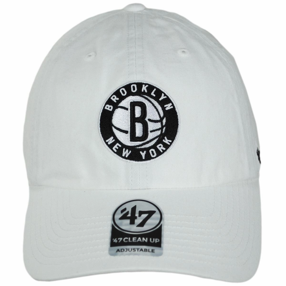 Brooklyn Nets NBA Clean Up Strapback Baseball Cap Dad Hat