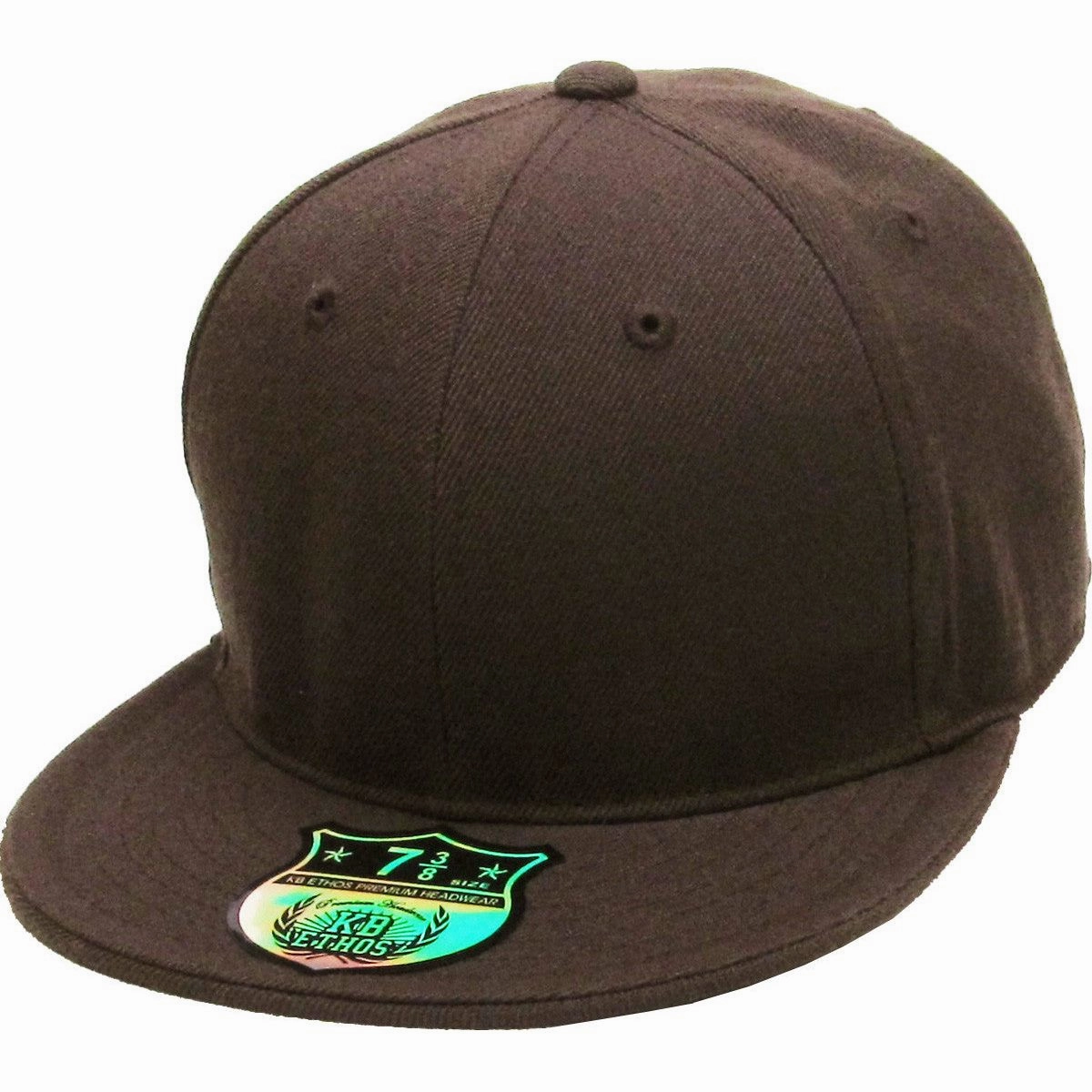 Brown - Structured and Fitted Baseball Cap