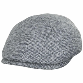Brune Wool Houndstooth Newsboy Cap