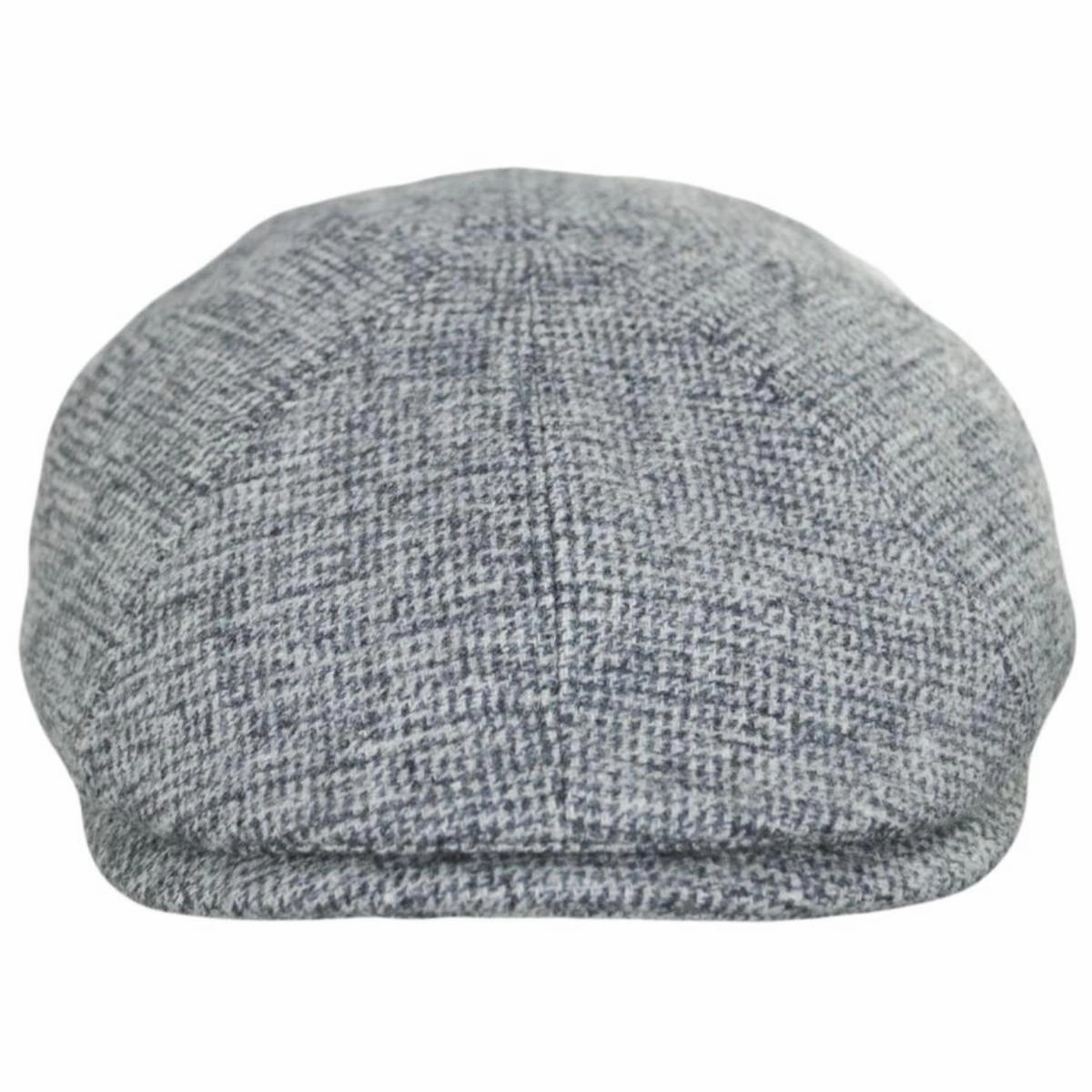 Brune Wool Houndstooth Newsboy Cap