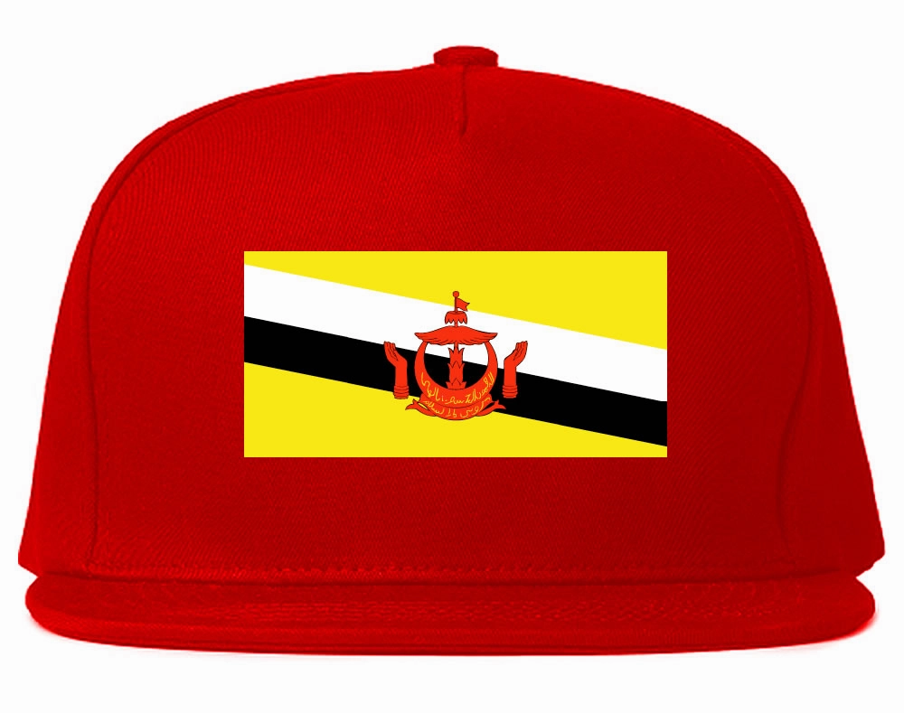 Brunei Flag Country Printed Snapback Hat Cap