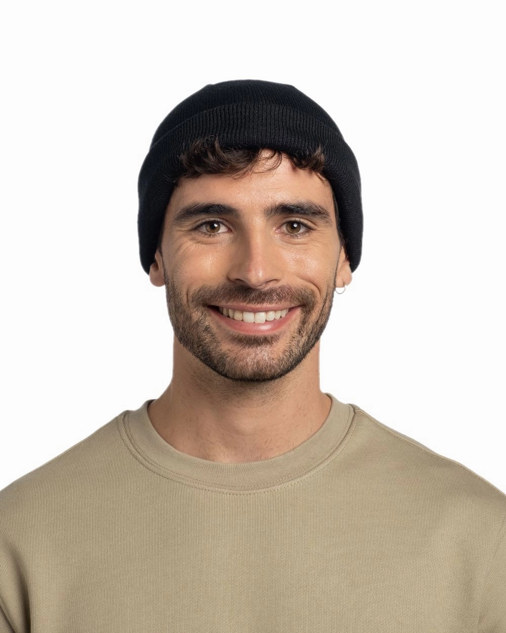 Buff Lilon Fisherman Knitted Beanie