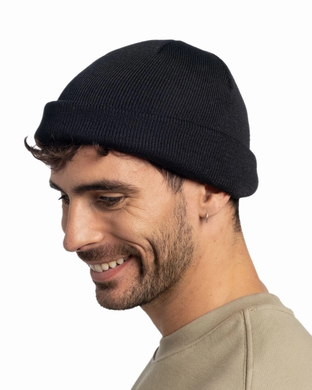Buff Lilon Fisherman Knitted Beanie