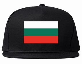Bulgaria Flag Country Printed Snapback Hat Cap