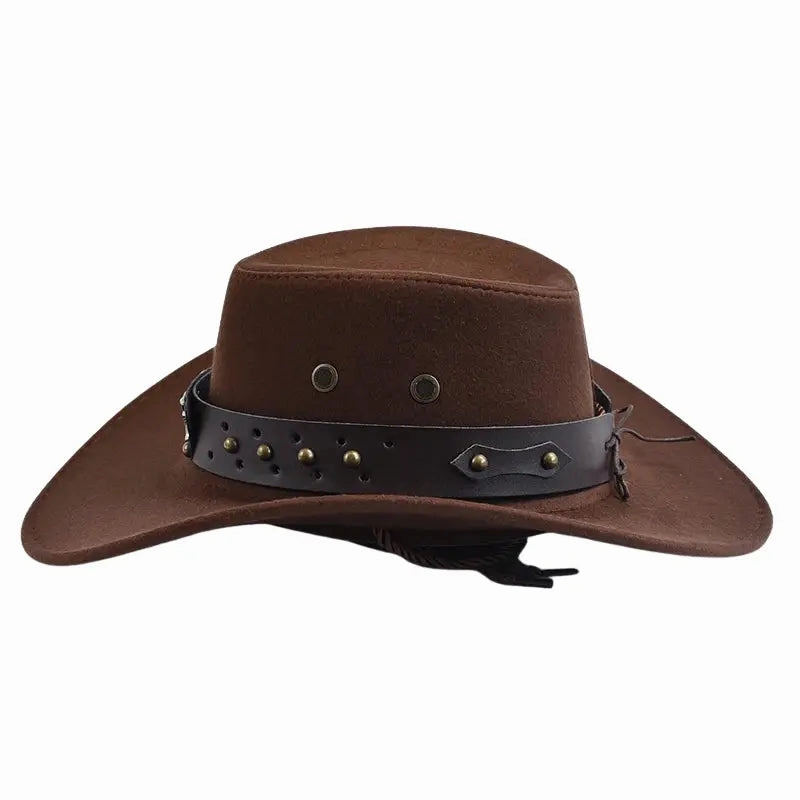 Bull Head Suede Cowboy Hat