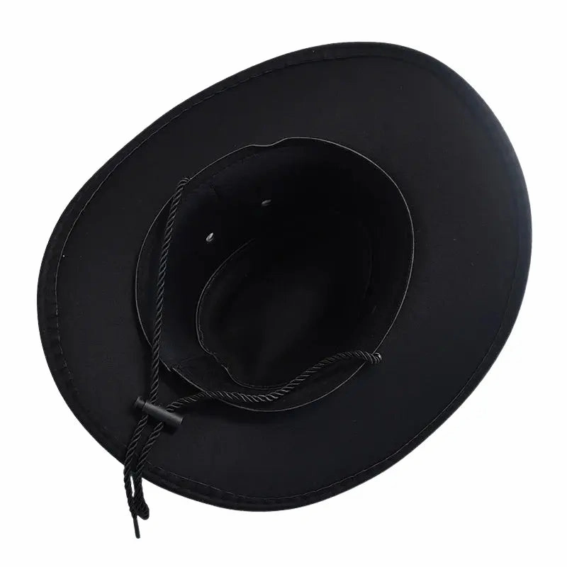 Bull Head Suede Cowboy Hat