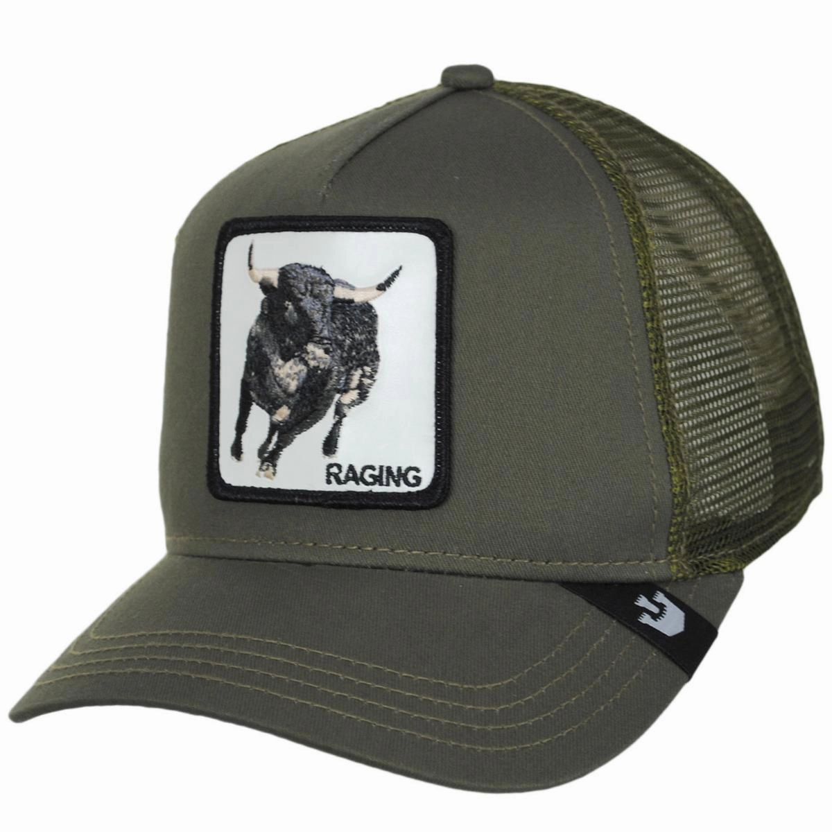 Bull Mesh Trucker Snapback Baseball Cap
