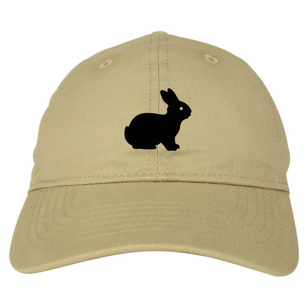 Bunny Rabbit Easter Chest Mens Dad Hat Baseball Cap