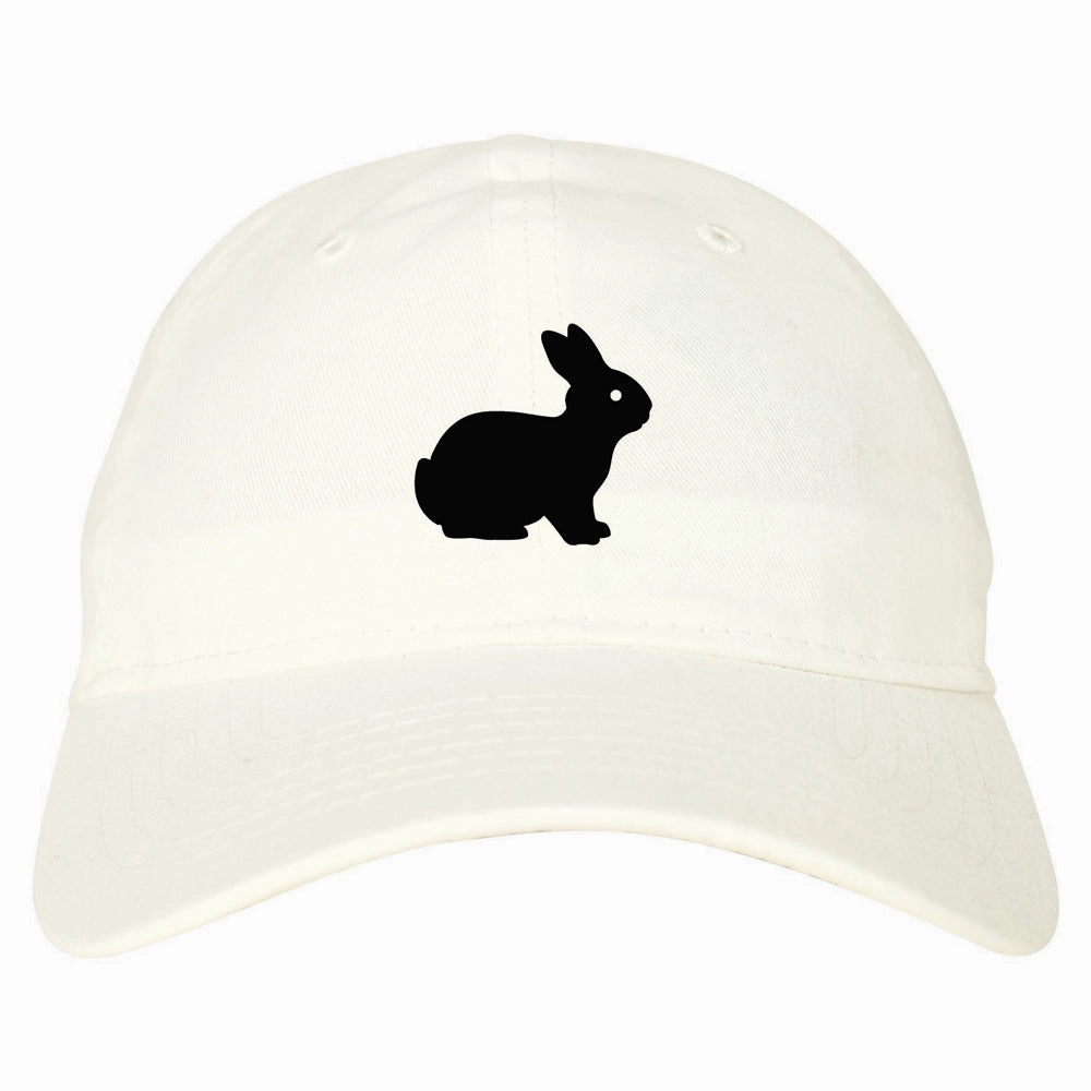 Bunny Rabbit Easter Chest Mens Dad Hat Baseball Cap