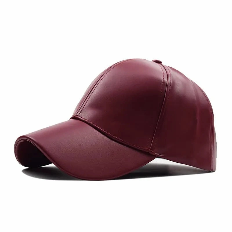 Burbank Leather Baseball Cap