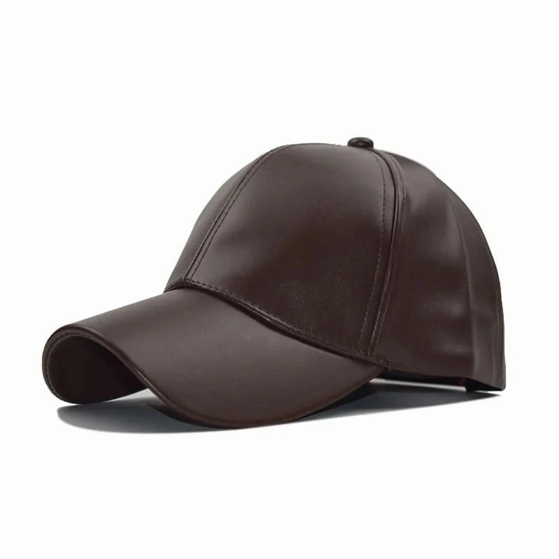 Burbank Leather Baseball Cap