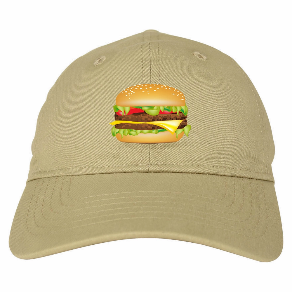 Burger Chest Mens Dad Hat Baseball Cap