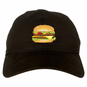 Burger Chest Mens Dad Hat Baseball Cap