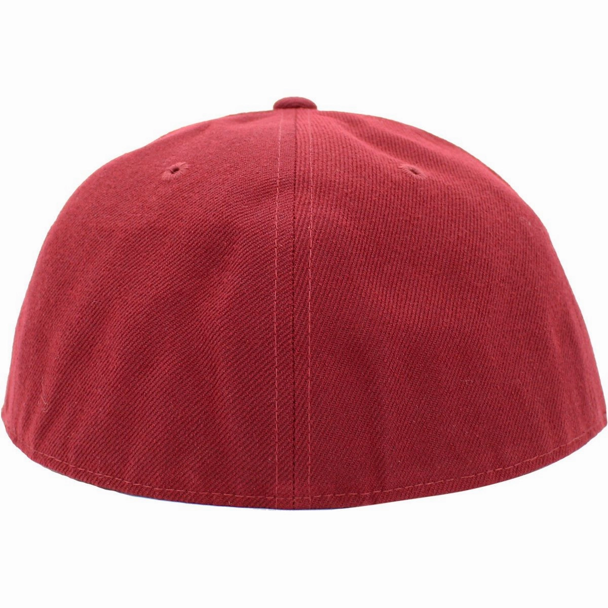 Burgundy - Structured and Fitted Baseball Cap