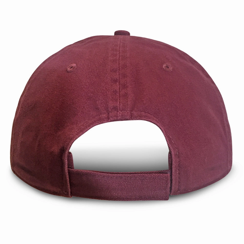 Burgundy Washed - Unstructured Baseball Cap