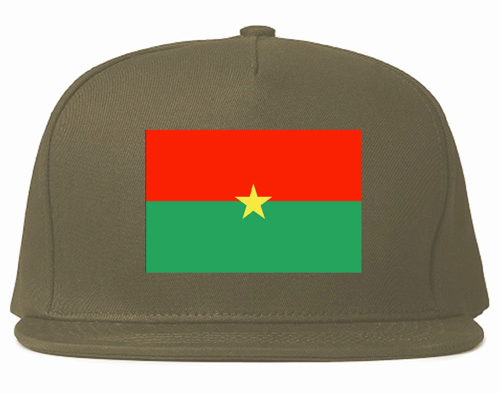 Burkina Faso Flag Country Printed Snapback Hat Cap