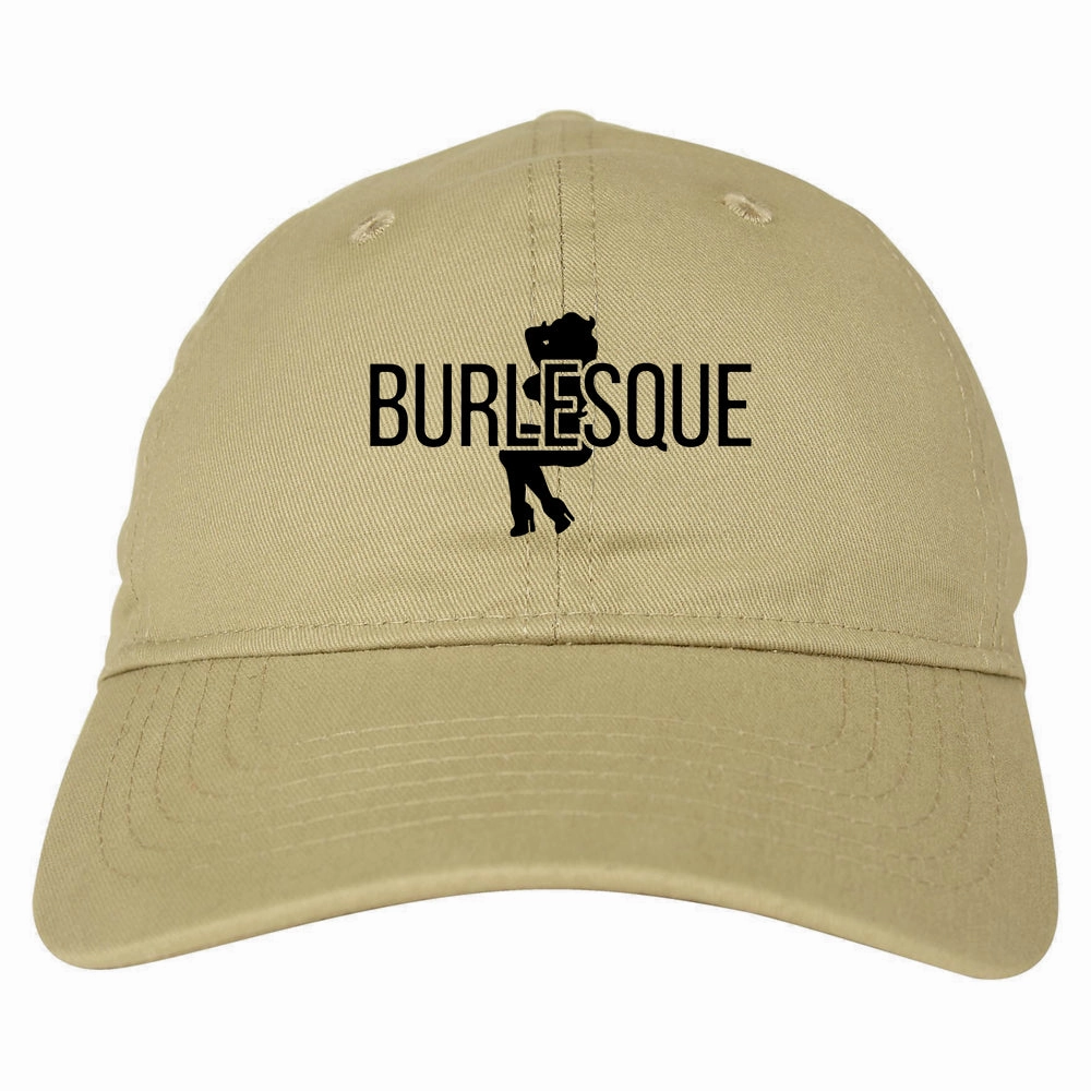 Burlesque Girl Mens Dad Hat Baseball Cap