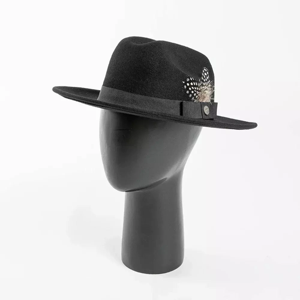 Burton Feathers Wool Fedora Hat