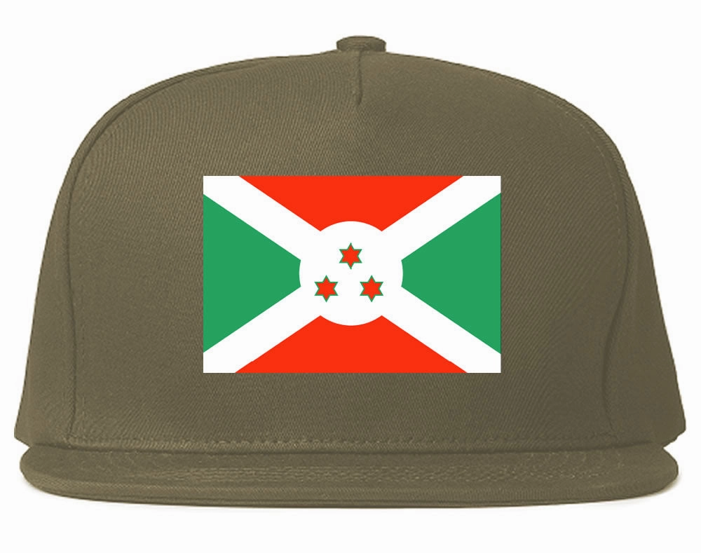 Burundi Flag Country Printed Snapback Hat Cap