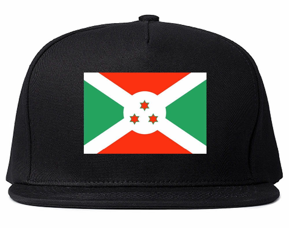 Burundi Flag Country Printed Snapback Hat Cap