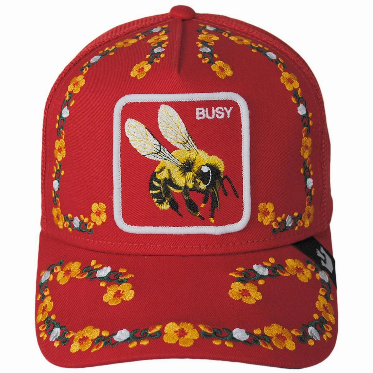 Busy Floral Mesh Trucker Snapback Baseball Cap