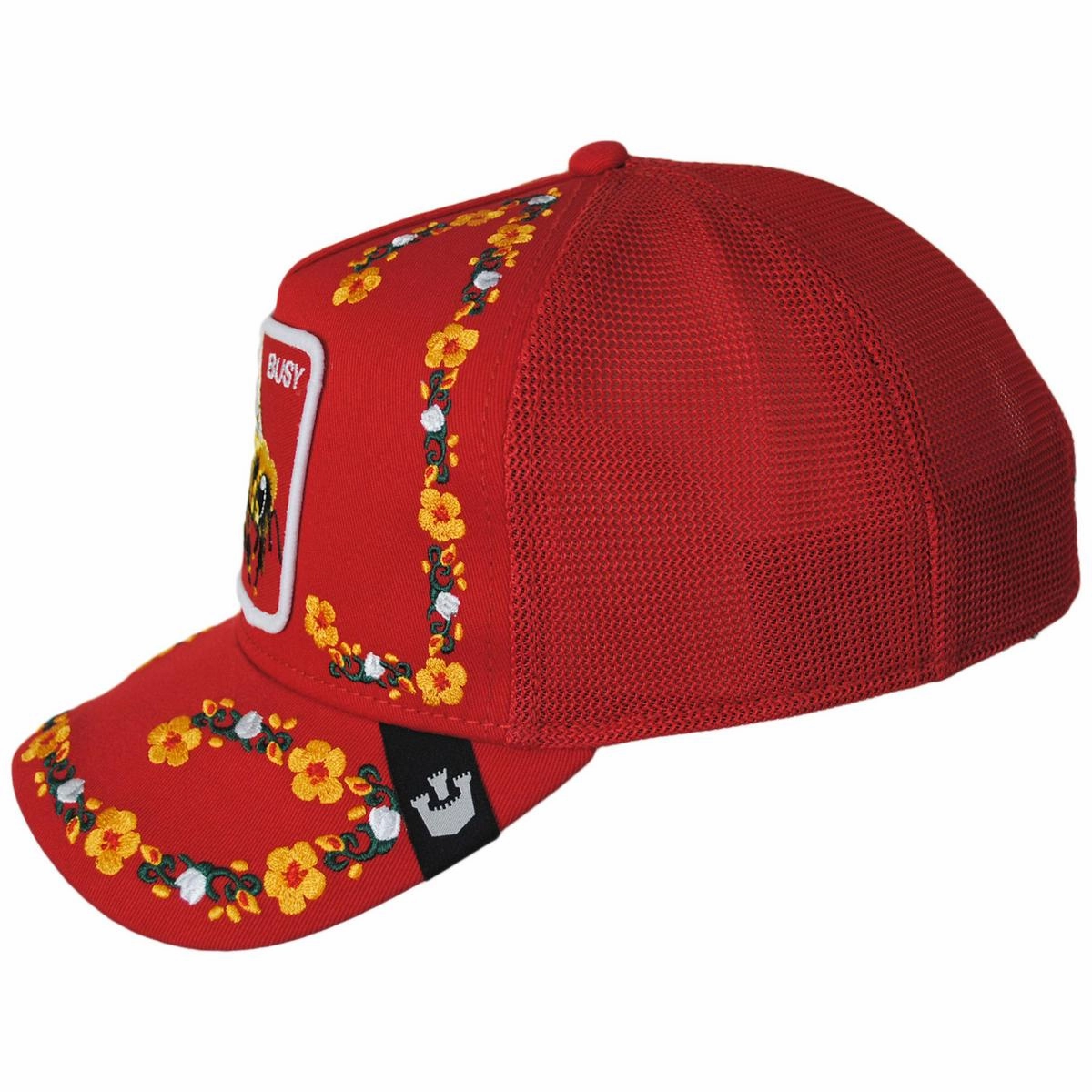 Busy Floral Mesh Trucker Snapback Baseball Cap