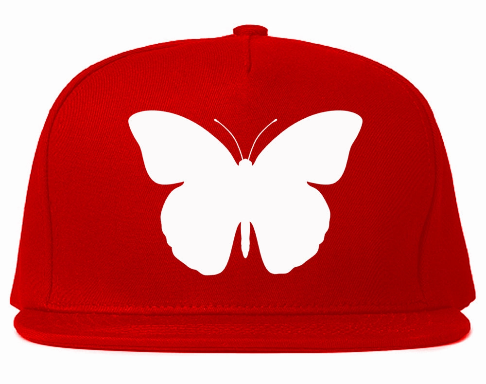 Butterfly Chest Mens Snapback Hat