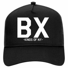 BX Kings Of New York Adult 5 Panel Mesh Trucker Hat