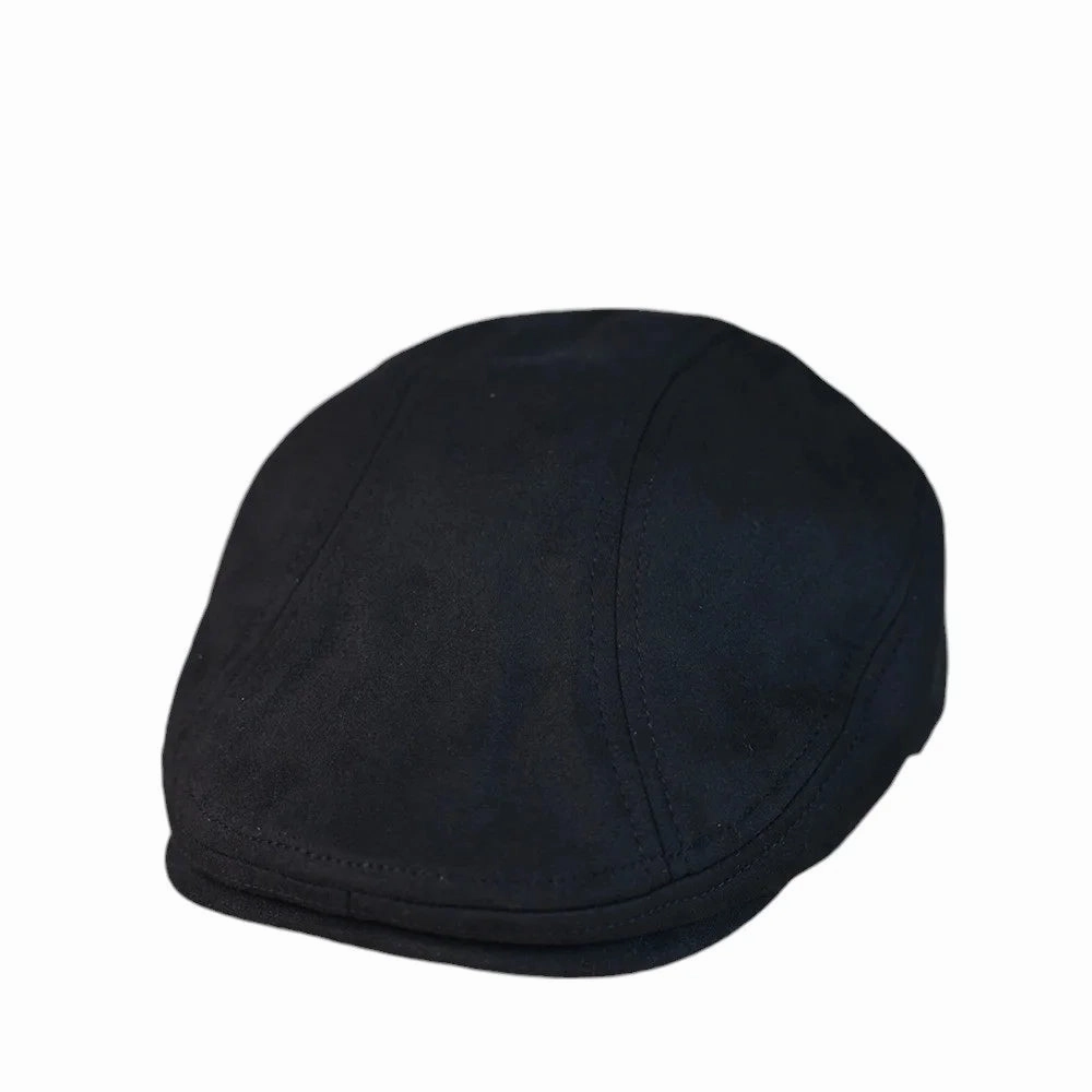 Cabbie Winter Suede Flat Cap