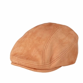Cabbie Winter Suede Flat Cap