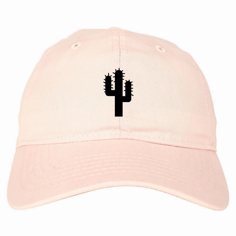 Cactus Logo Chest Mens Dad Hat Baseball Cap