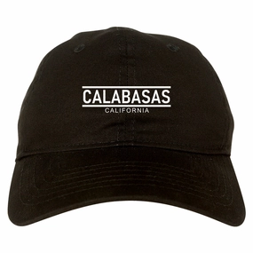 Calabasas California City Lines Mens Dad Hat
