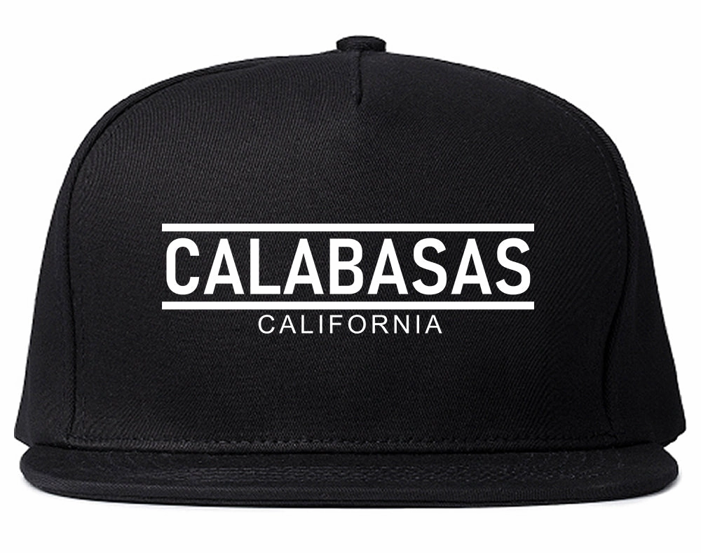 Calabasas California City Lines Mens Snapback Hat